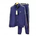 survetement adidas femme homme veste pantalon classics hommes femme bleu